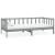 Pat de zi cu saltea, gri, 90x200 cm, lemn masiv de pin GartenMobel Dekor