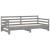 Pat extensibil de zi, 2x(90x200) cm, gri, lemn masiv de pin GartenMobel Dekor