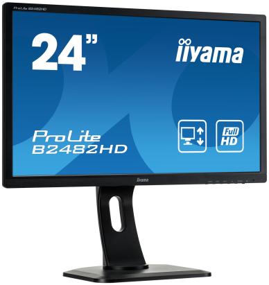 Monitor Refurbished Iiyama B2482HD, 24 Inch Full HD TN, VGA, DVI NewTechnology Media