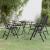 Set mobilier grădină 5 piese antracit plasă metalică expandată GartenMobel Dekor
