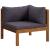 Set mobilier de grădină cu perne, 4 piese, lemn masiv de acacia GartenMobel Dekor