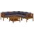 Set mobilier grădină cu perne, 6 piese, lemn masiv acacia GartenMobel Dekor