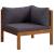 Set mobilier grădină cu perne, 6 piese, lemn masiv acacia GartenMobel Dekor
