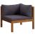 Set mobilier de grădină cu perne, 5 piese, lemn masiv acacia GartenMobel Dekor