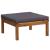 Set mobilier de grădină cu perne, 3 piese, lemn masiv de acacia GartenMobel Dekor