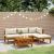 Set mobilier grădină cu perne crem, 5 piese, lemn masiv acacia GartenMobel Dekor