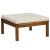 Set mobilier grădină cu perne crem, 5 piese, lemn masiv acacia GartenMobel Dekor