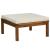 Set mobilier grădină cu perne crem, 5 piese, lemn masiv acacia GartenMobel Dekor