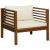 Set mobilier grădină cu perne crem, 5 piese, lemn masiv acacia GartenMobel Dekor