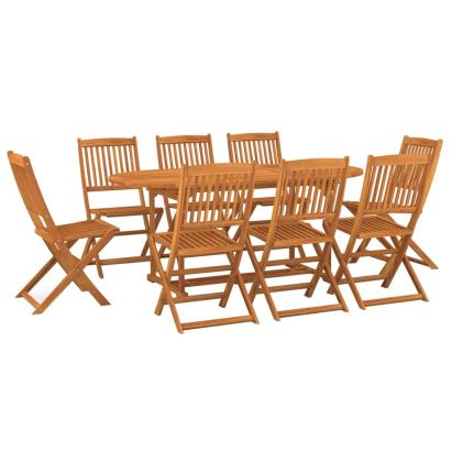 Set de masă pentru grădină, 9 piese, lemn masiv de acacia GartenMobel Dekor