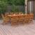 Set de masă pentru grădină, 11 piese, lemn masiv de acacia GartenMobel Dekor