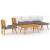 Set mobilier de grădină cu perne, 6 piese, lemn masiv acacia GartenMobel Dekor