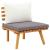 Set mobilier de grădină cu perne, 9 piese, lemn masiv de acacia GartenMobel Dekor