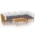 Set mobilier de grădină cu perne, 7 piese, lemn masiv acacia GartenMobel Dekor