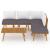 Set mobilier grădină cu perne, 6 piese, lemn masiv acacia GartenMobel Dekor