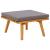 Set mobilier de grădină cu perne, 6 piese, lemn masiv acacia GartenMobel Dekor