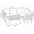 Set mobilier de grădină cu perne, 6 piese, lemn masiv acacia GartenMobel Dekor