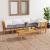 Set mobilier de grădină cu perne, 6 piese, lemn masiv acacia GartenMobel Dekor