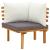 Set mobilier de grădină cu perne, 8 piese, lemn masiv acacia GartenMobel Dekor