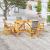 Set mobilier de grădină, 5 piese, lemn masiv de acacia GartenMobel Dekor