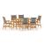 Set mobilier de grădină, 7 piese, lemn masiv de acacia GartenMobel Dekor