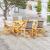 Set mobilier de grădină, 7 piese, lemn masiv de acacia GartenMobel Dekor