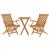 Set mobilier de grădină, 3 piese, lemn masiv de tec GartenMobel Dekor
