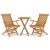 Set mobilier de grădină, 3 piese, lemn masiv de tec GartenMobel Dekor