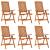 Set mobilier de grădină, 7 piese, lemn masiv de eucalipt GartenMobel Dekor