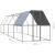 Coteț de exterior pentru păsări, 2x8x2 m, oțel zincat GartenMobel Dekor