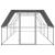 Coteț de păsări pentru exterior, 3x8x2 m, oțel zincat GartenMobel Dekor