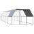 Coteț de păsări pentru exterior, 3x10x2 m, oțel zincat GartenMobel Dekor