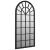 Oglindă,negru, 90x45 cm,fier, pentru utilizare în interior GartenMobel Dekor