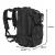 Ghiozdan/rucsac tactic, 5 compartimente, poliester 600D, negru, 26 L, 28x16x44 cm, Trizand GartenVIP DiyLine