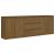 Dulap lateral, maro miere, 180x36x65 cm, lemn masiv de pin GartenMobel Dekor