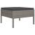 Set mobilier de grădină cu perne, 5 piese, gri, poliratan GartenMobel Dekor