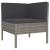 Set mobilier de grădină cu perne, 8 piese, gri, poliratan GartenMobel Dekor