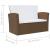 Set mobilier de grădină cu perne, 8 piese, maro, poliratan GartenMobel Dekor