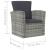 Set mobilier de grădină cu perne, 8 piese, gri, poliratan GartenMobel Dekor