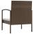 Set mobilier de grădină cu perne, 8 piese, maro, poliratan GartenMobel Dekor