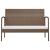 Set mobilier de grădină cu perne, 8 piese, maro, poliratan GartenMobel Dekor