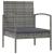 Set mobilier de grădină cu perne, 8 piese, gri, poliratan GartenMobel Dekor