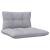 Set mobilier de grădină cu perne gri, 3 piese, lemn de pin GartenMobel Dekor