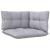 Set mobilier grădină cu perne gri, 5 piese, lemn masiv de pin GartenMobel Dekor
