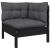 Set mobilier grădină cu perne antracit, 5 piese, lemn de pin GartenMobel Dekor