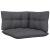 Set mobilier de grădină cu perne, 8 piese, antracit, lemn pin GartenMobel Dekor