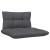 Set mobilier de grădină cu perne, 13 piese, antracit, lemn pin GartenMobel Dekor