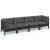 Set mobilier de grădină cu perne, 4 piese, lemn masiv de pin GartenMobel Dekor