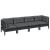 Set mobilier de grădină cu perne, 4 piese, lemn masiv de pin GartenMobel Dekor