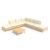 Set mobilier grădină cu perne crem, 8 piese, lemn de pin GartenMobel Dekor